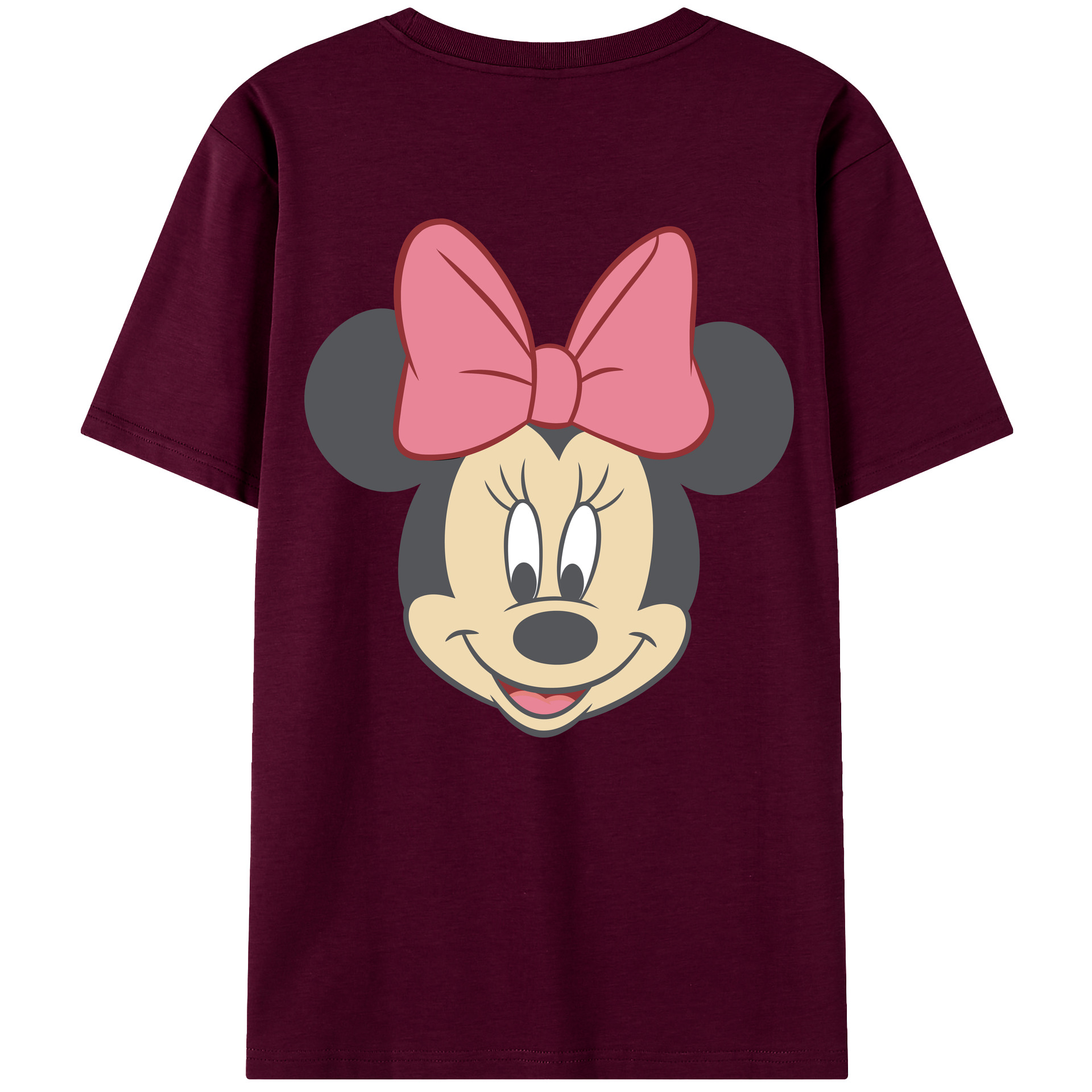 （画像用） ミッキーマウス Mickey Mouse レディース半袖Tシャツ(バックプリント)